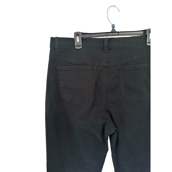 Gloria Vanderbilt Amanda Jeans Womens 16 Black Slimming Tummy Control Classic - Picture 5 of 12